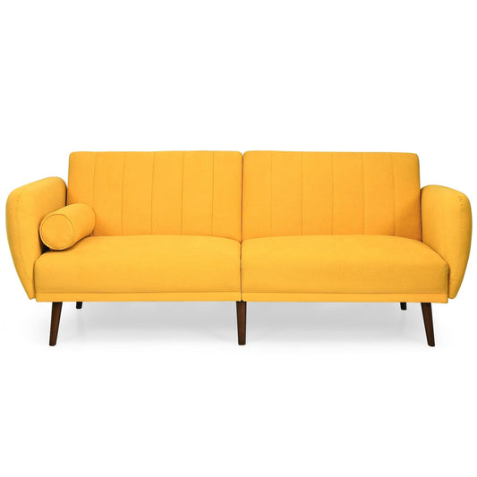 Yellow Convertible Sofa Bed