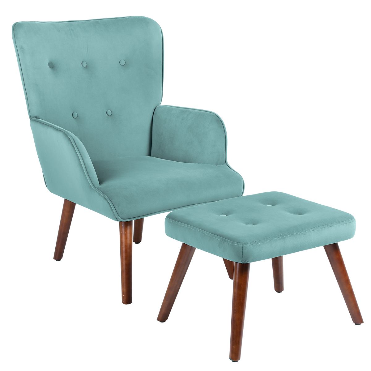 Bleu Leisure Modern Chair with Small Table